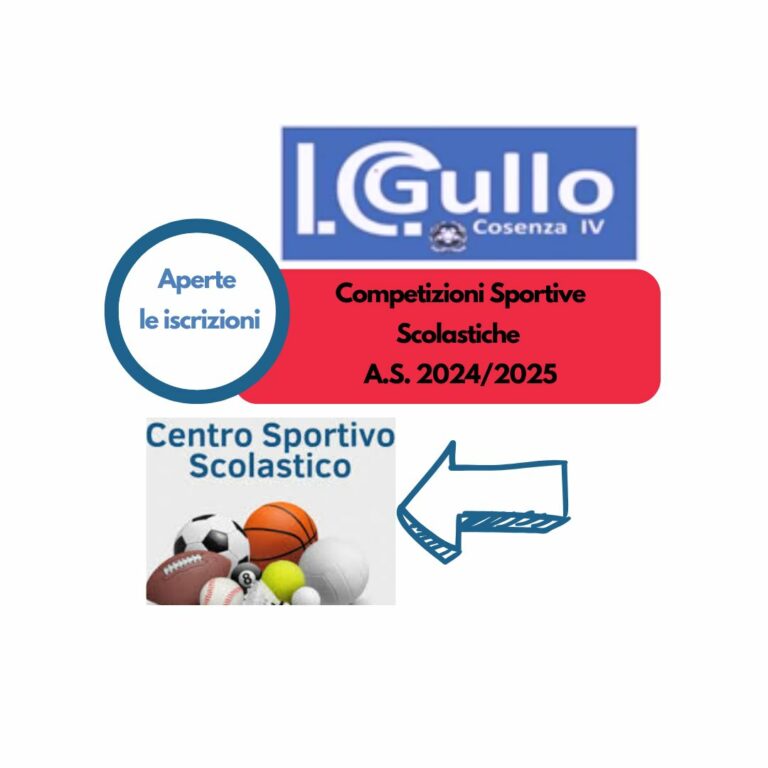 COMPETIZIONI SPORTIVE SCOLASTICHE A.S. 2024/2025